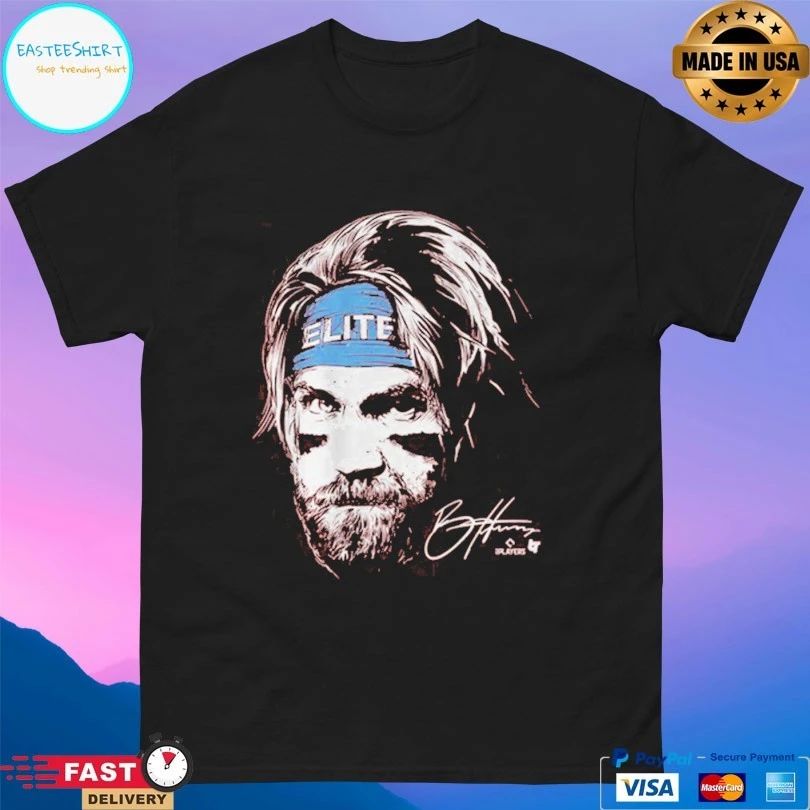 Bryce Harper Elite Philadelphia Phillies Signature Face 2026 T-shirts