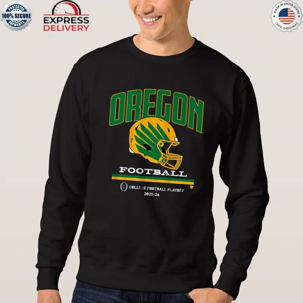 Oregon Football 2025 CFP Football Helmet Shirt
