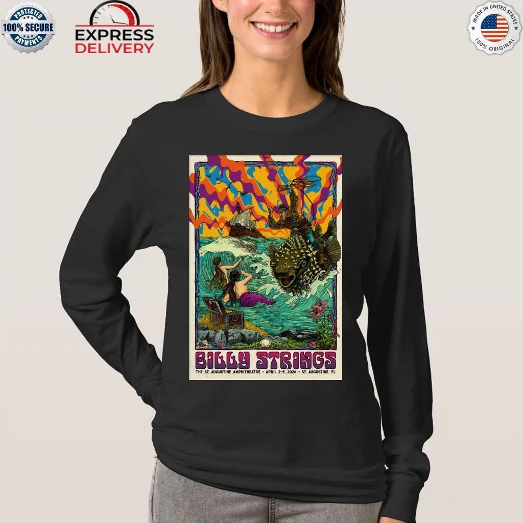 Billy Strings St. Augustine FL On Apr 2-4 2026 Show Shirt