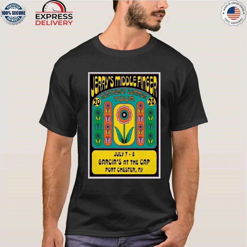 Jerry’s Middle Finger In Port Chester NY On Jul 7-8 2026 Shirt