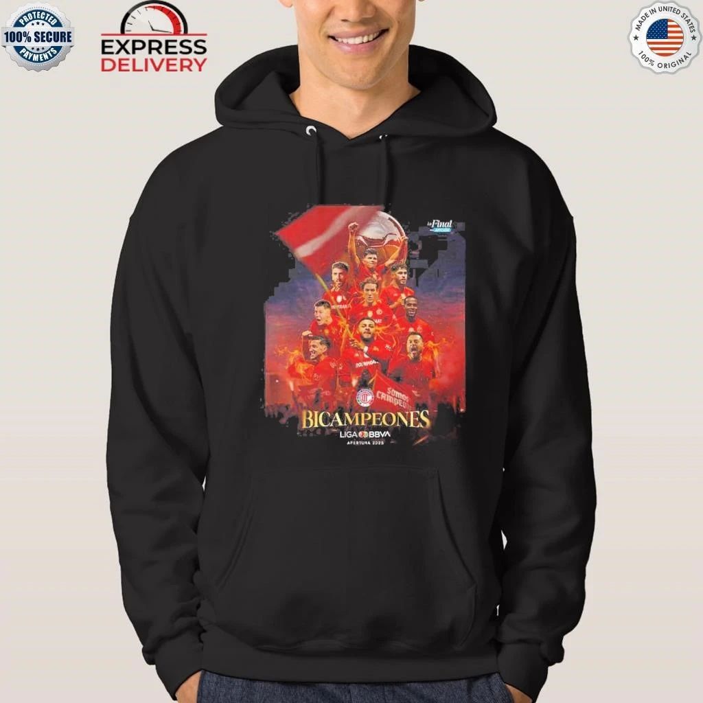 Congrats Toluca FC Named To Bicampeones Apertura 2025 The Liga MX Shirt