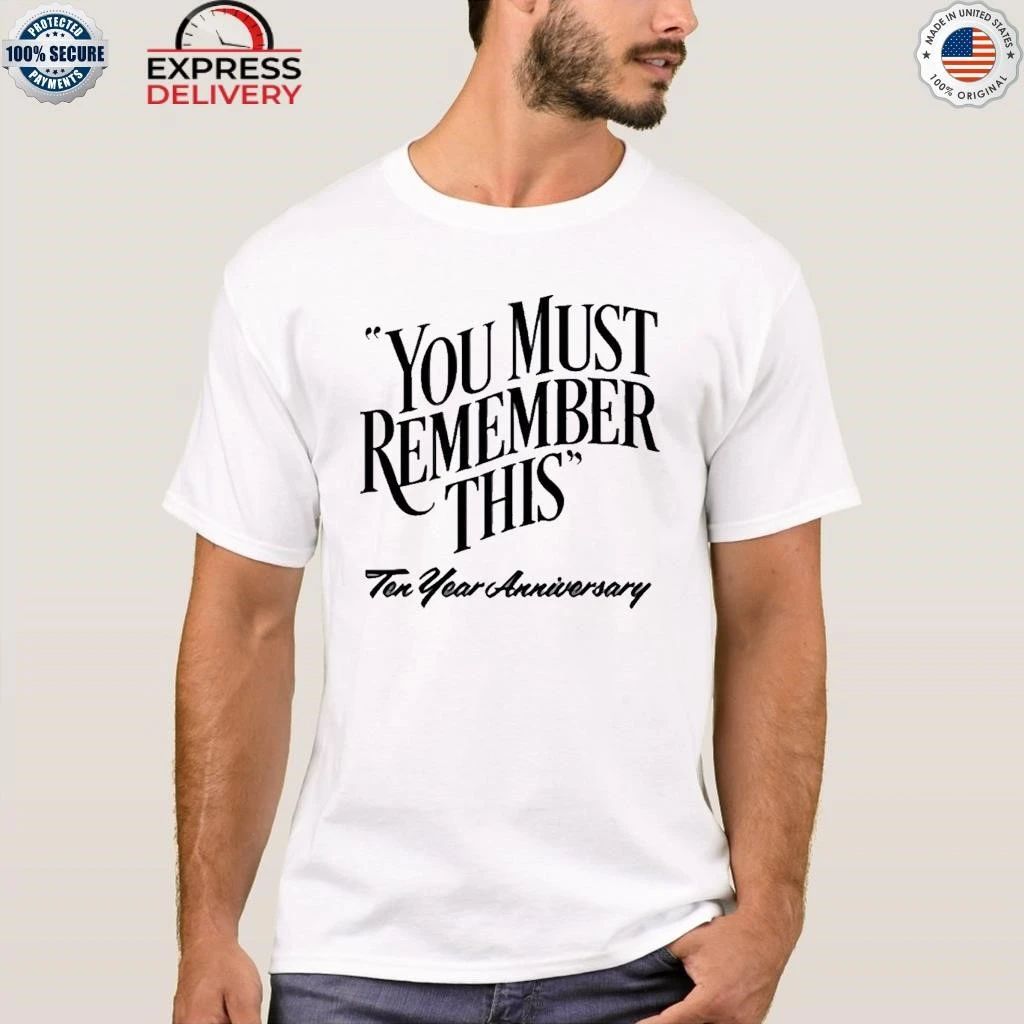 Ida Lupino 10 Year Anniversary Shirt