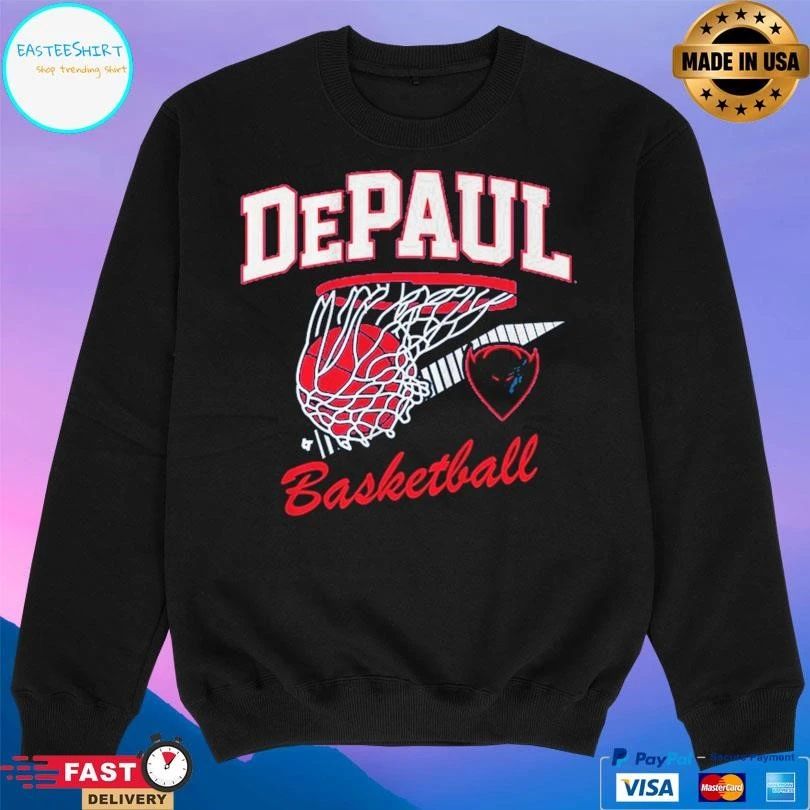 DePaul Blue Demons Throwback Basketball T-shirts