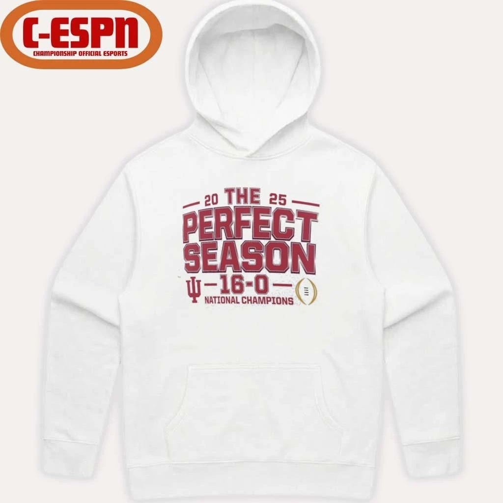 IU Football National Champions Hometown The Perfect Season 16-0 T-Shirt