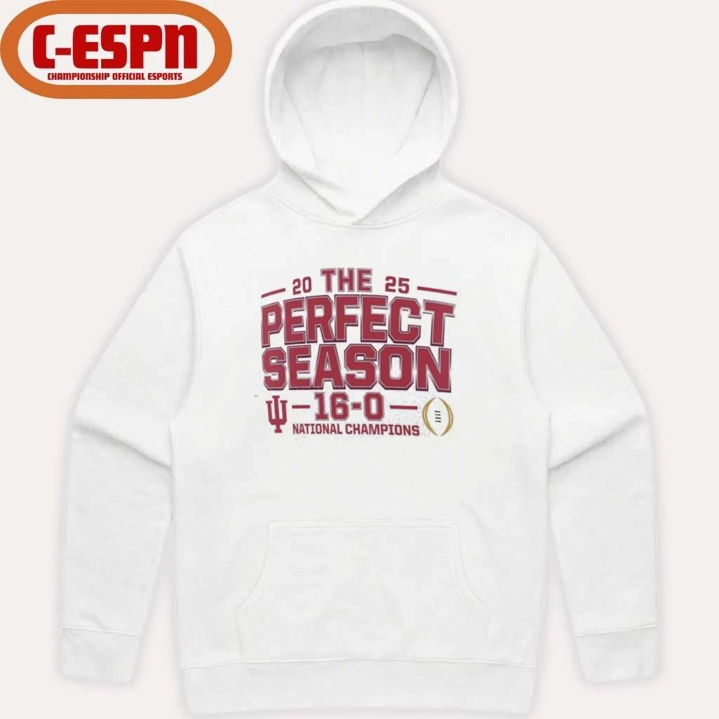 IU Football National Champions Hometown The Perfect Season 16-0 T-Shirt