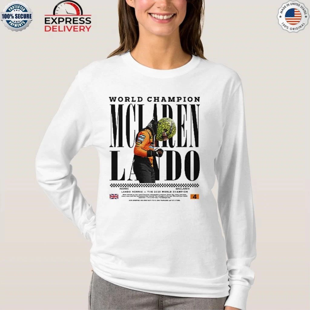 2025 World Champion Lando Norris McLaren Shirt