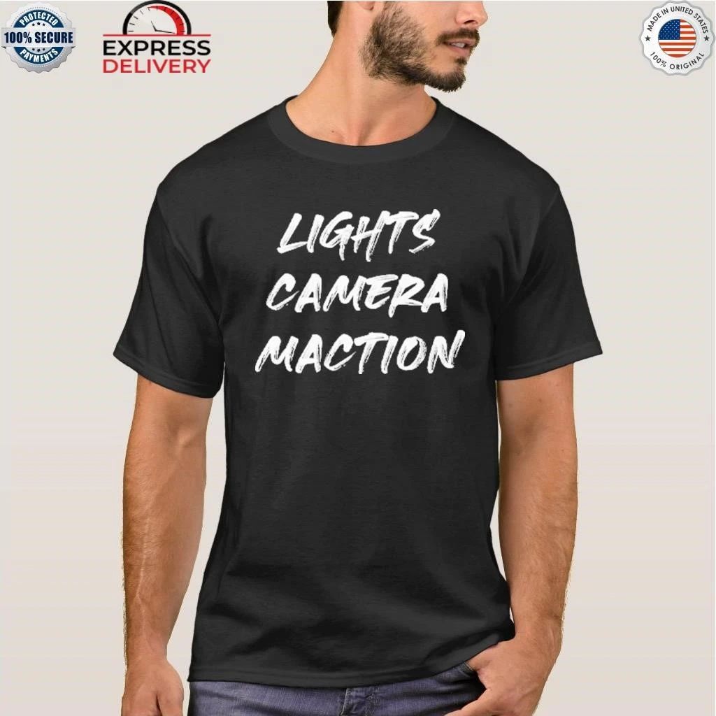 Pat McAfee Lights Camera Maction Shirt