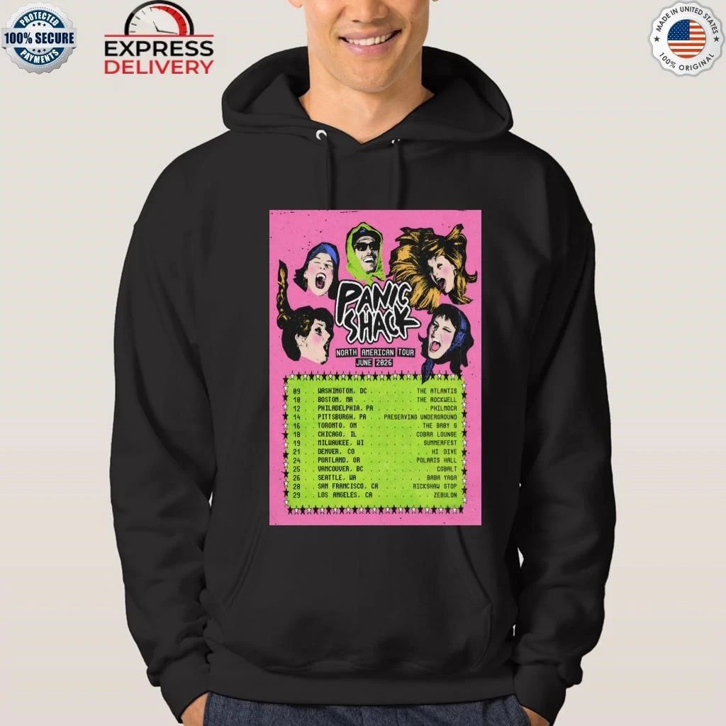Panic Shack North American Tour June 2026 Shirt
