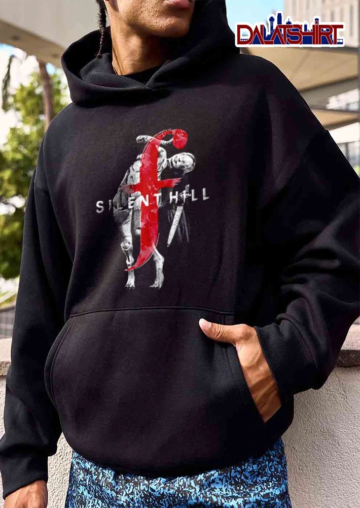 Silent Hill F Contorted Creepy Monster Holding Knife Distressed shirt