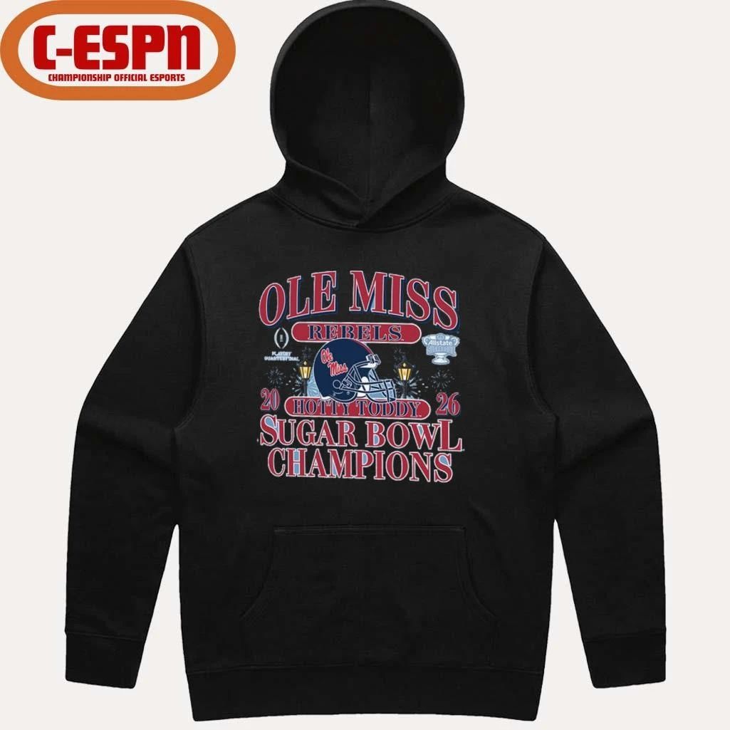 Hotty Toddy Ole Miss Allstate Sugar Bowl Champions T-Shirt