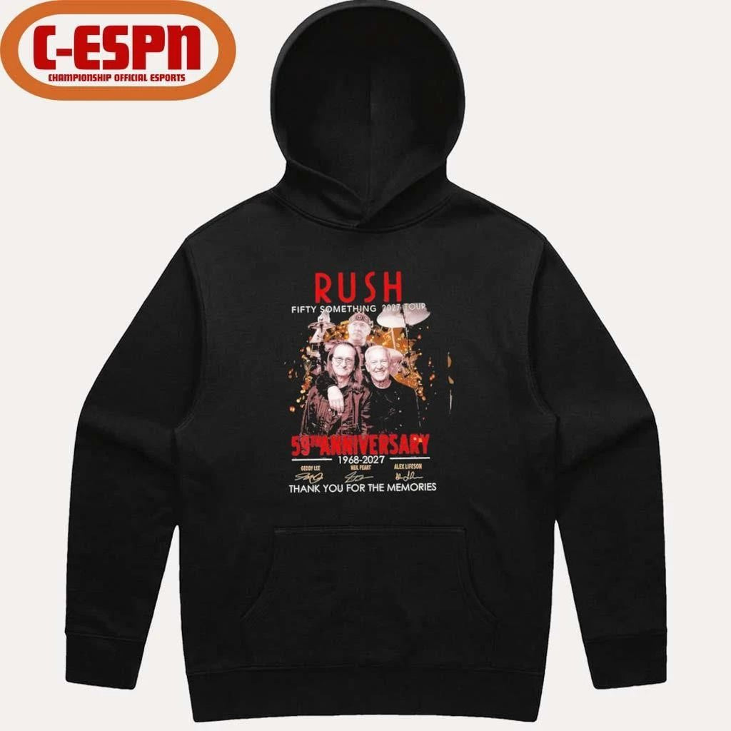 Rush Fifty Something 2027 Tour 59th Anniversary 1968-2027 Shirt