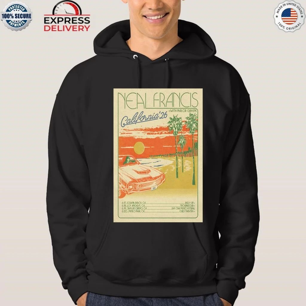 Neal Francis Tour California 2026 Shirt