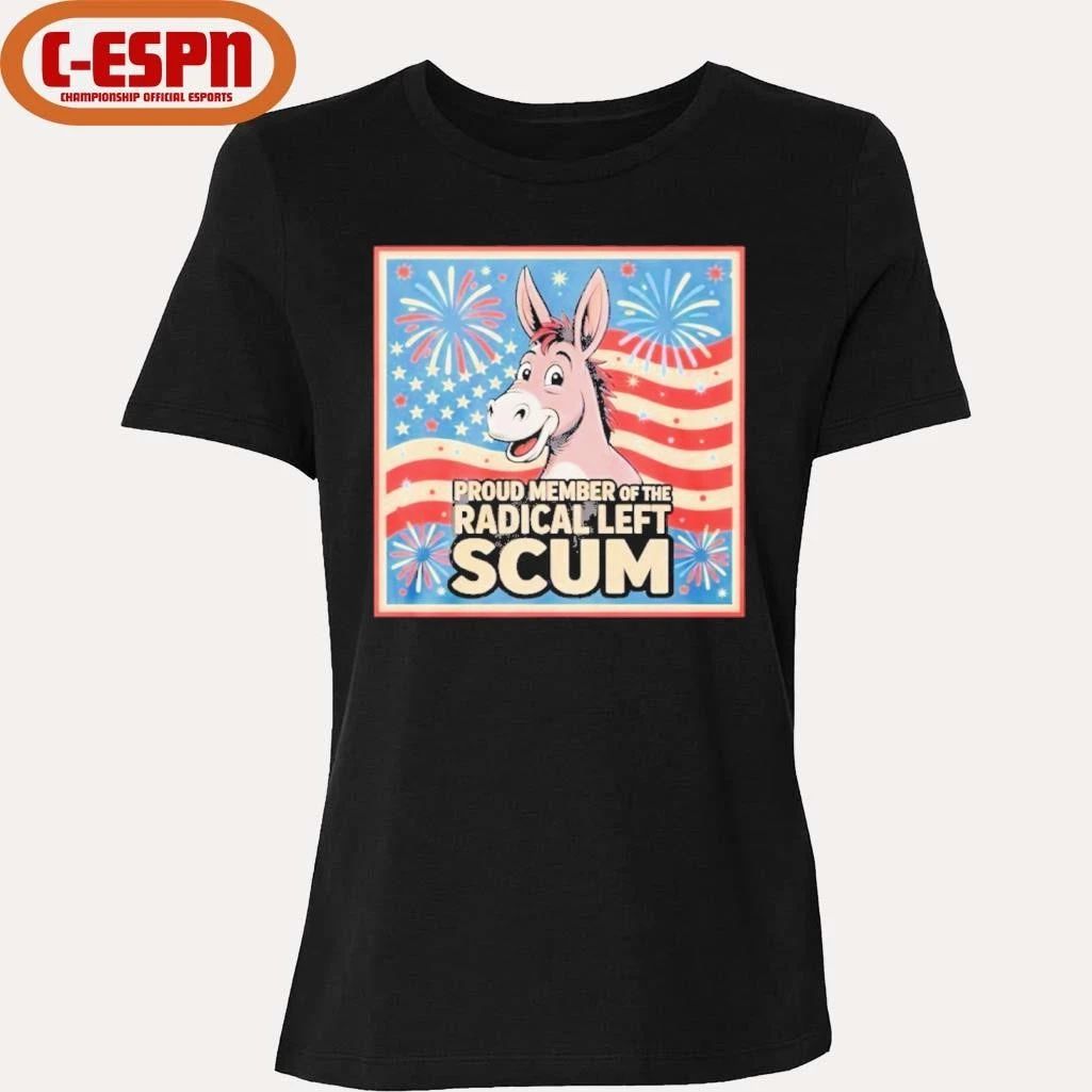 Donkey Radical Left Scum T-Shirt