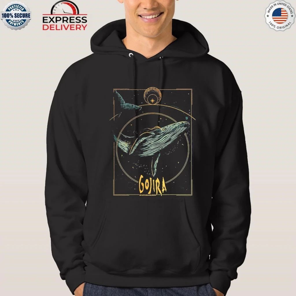 Gojira Lille France 2025 At Zenith of Lille On November 28 2025 The Whale Art Shirt