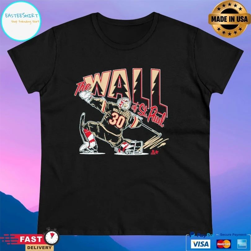 Minnesota Wild Jesper Wallstedt The Wall Of St Paul Remix Shirt
