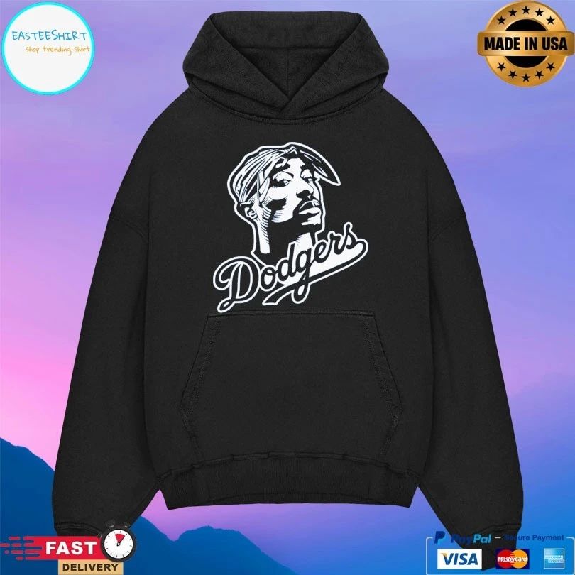 Tupac Shakur Dodgers Los Angeles Dodgers T-shirt