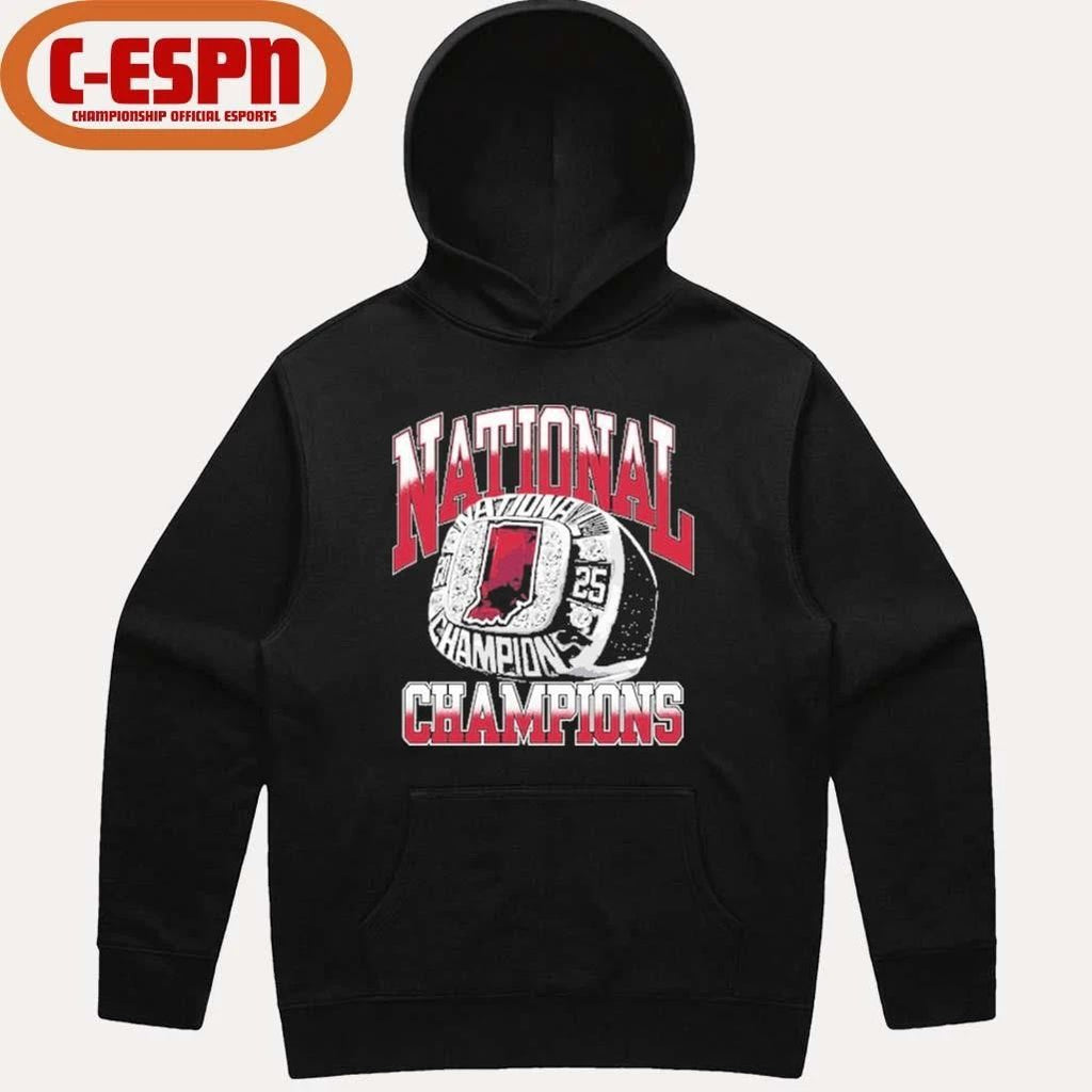 IU Football Indiana CFP National Champions Ring T-Shirt