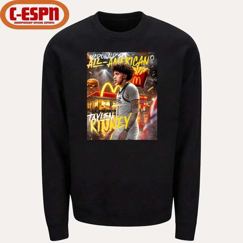 Mcdonald’s All-American Taylen Kinney Kansas Basketball Shirt