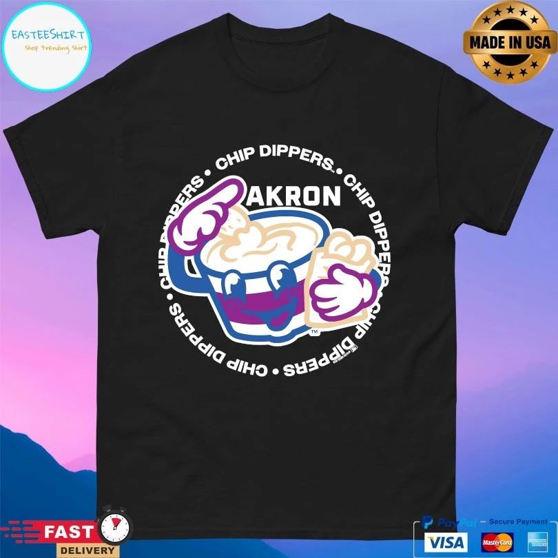 Akron Chip Dippers Circle T-shirt