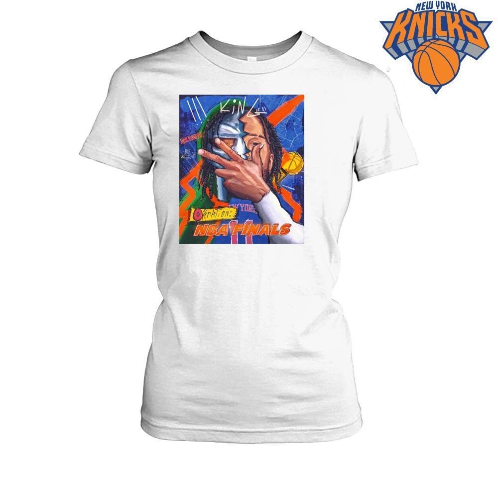 NBA Finals 2026 Game 1 Jalen Brunson King of NY New York Knicks MF DOOM Mask Operation Shirt