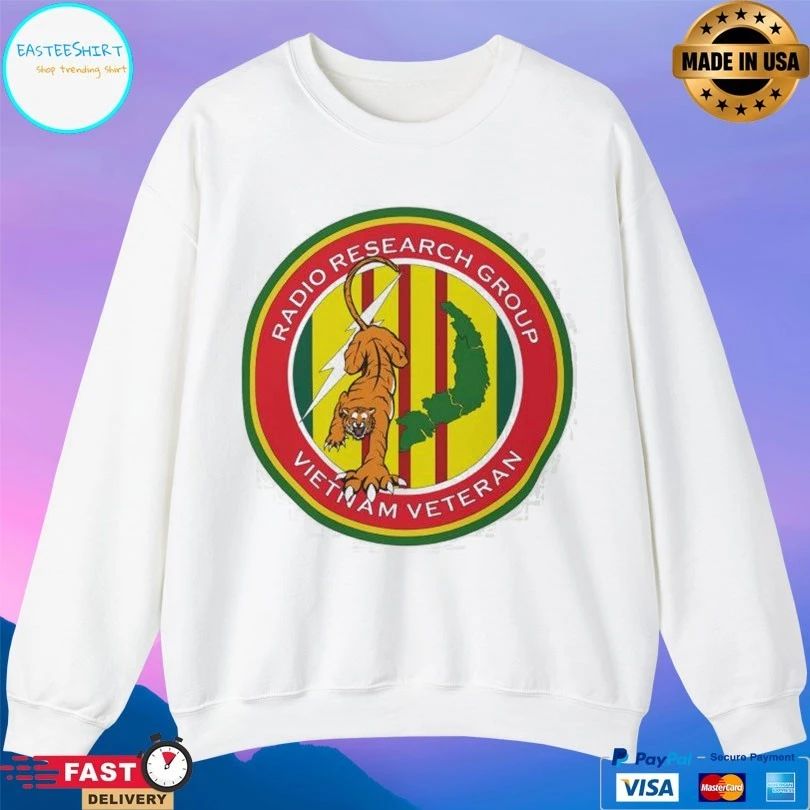 Vietnam Veteran Radio Research Group Logo T-shirt