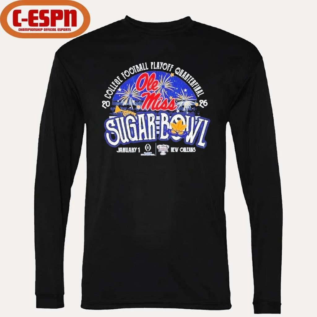 Ole Miss Sugar Bowl Powder Fireworks Shirt