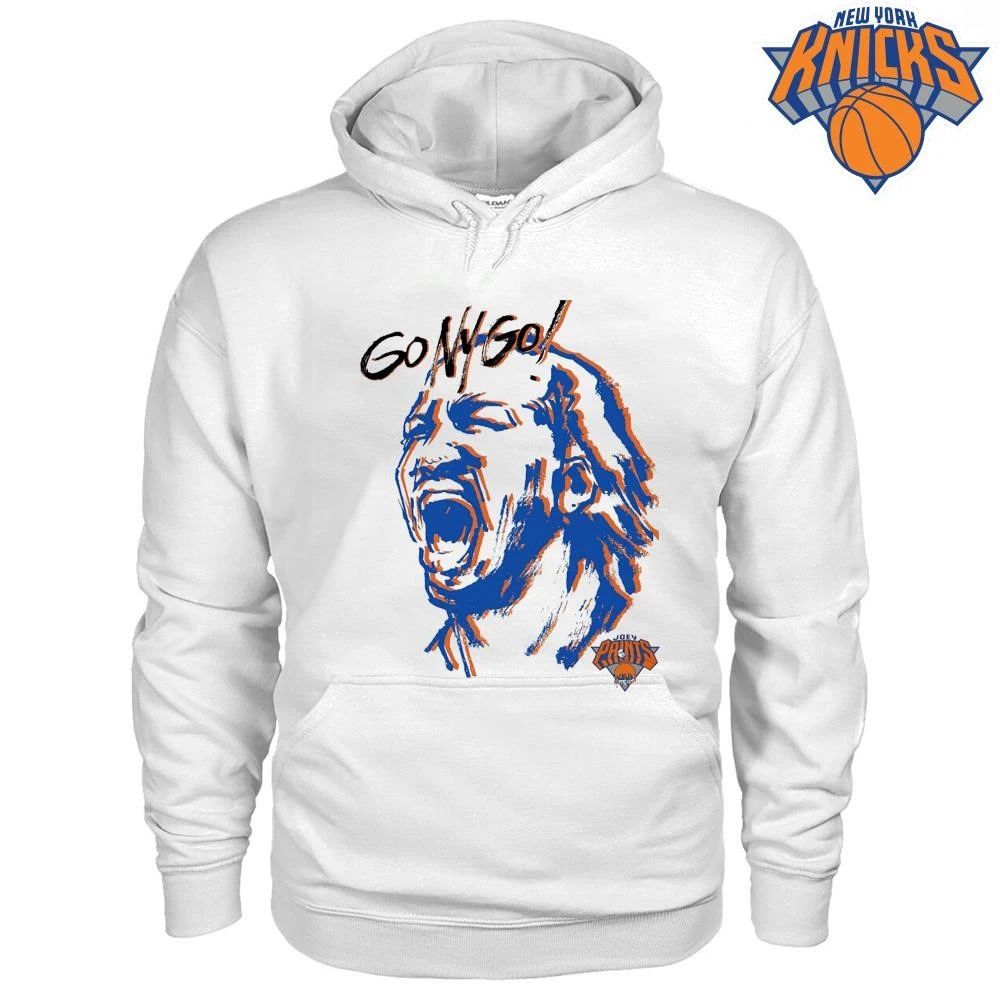 Go NY Go New York Knicks Jalen Brunson Screaming Sketch Joey Paints Graphic NBA Finals 2026 Shirt