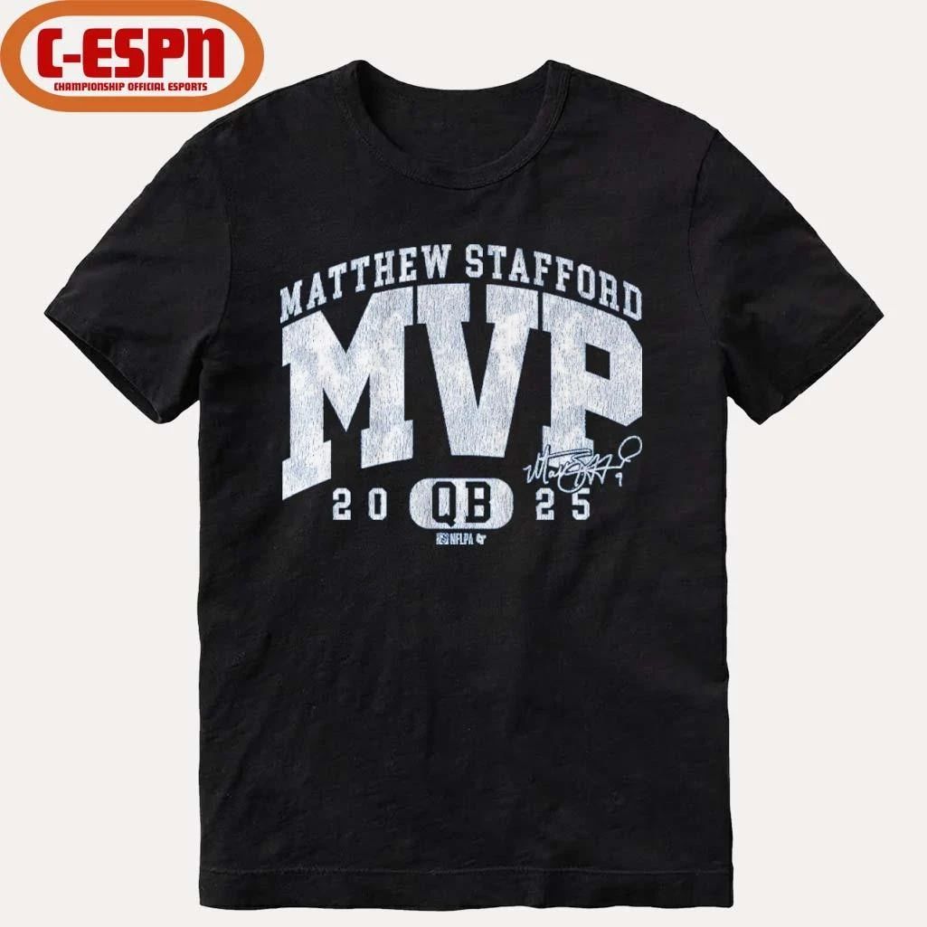 Matthew Stafford 2025 MVP QB T-Shirt
