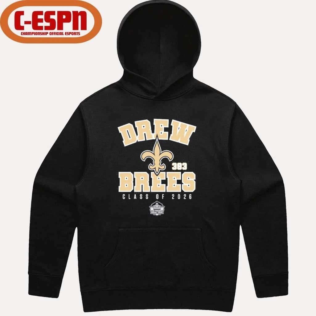 Drew Brees Saints Class of 2026 Enshrinee T-Shirt