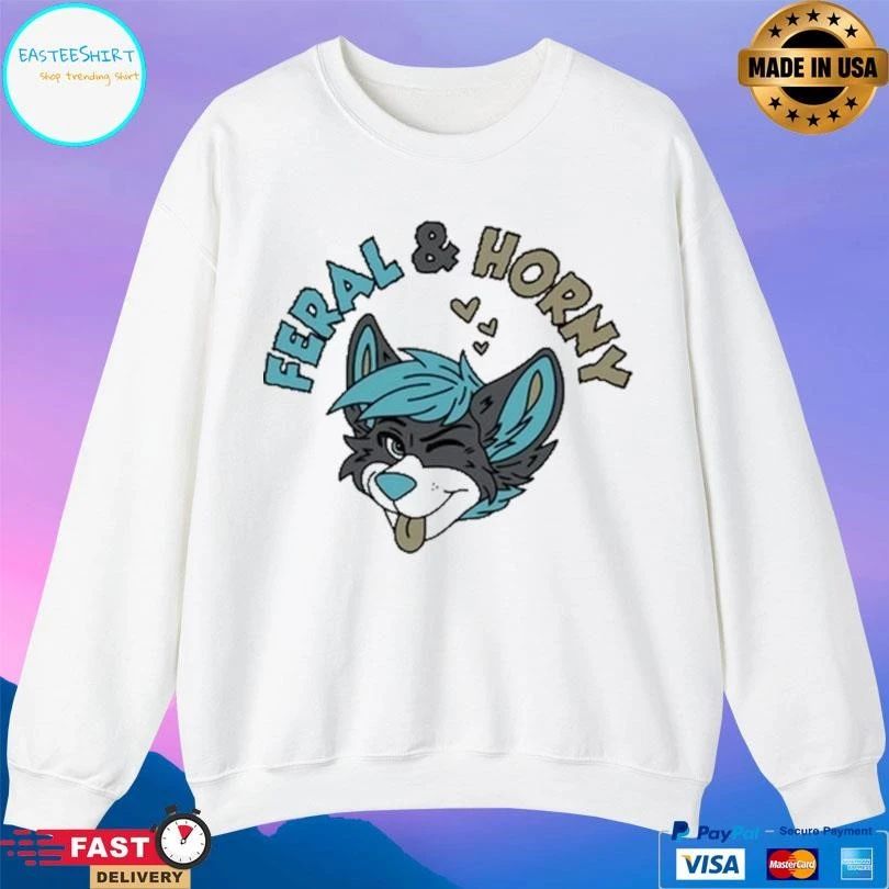 Feral And Horny Cartoon 2026 T-shirts