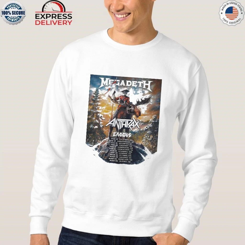 Megadeth Canada Tour 2026 Shirt