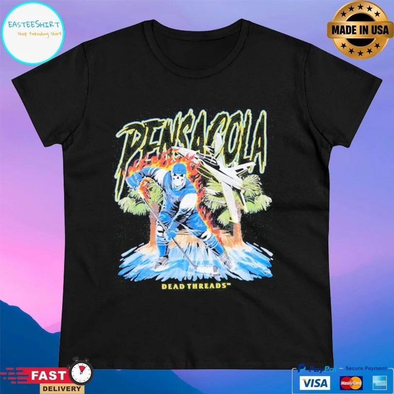 Pensacola Ice Dead Threads Hockey T-shirts