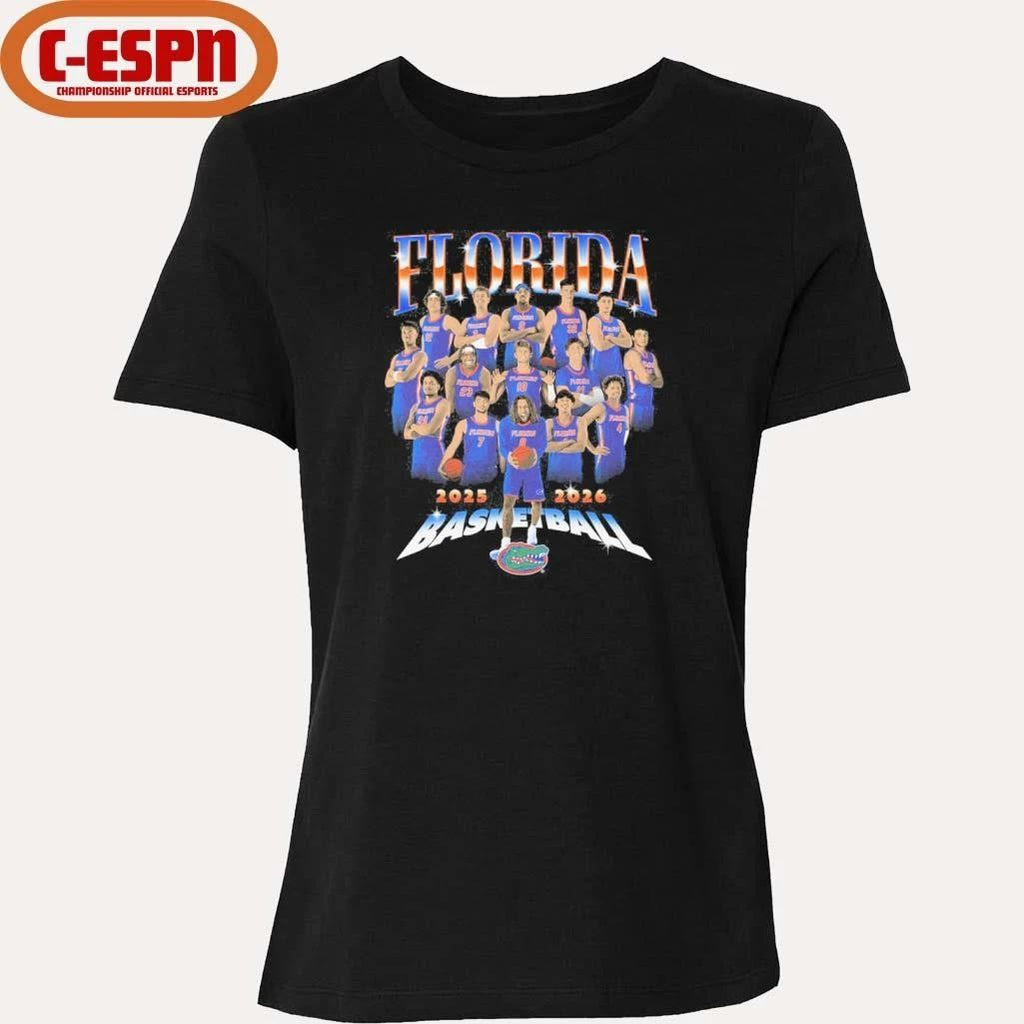 2025-2026 Florida Men’s Basketball Team Shirt