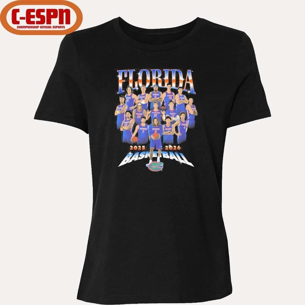 2025-2026 Florida Men’s Basketball Team Shirt