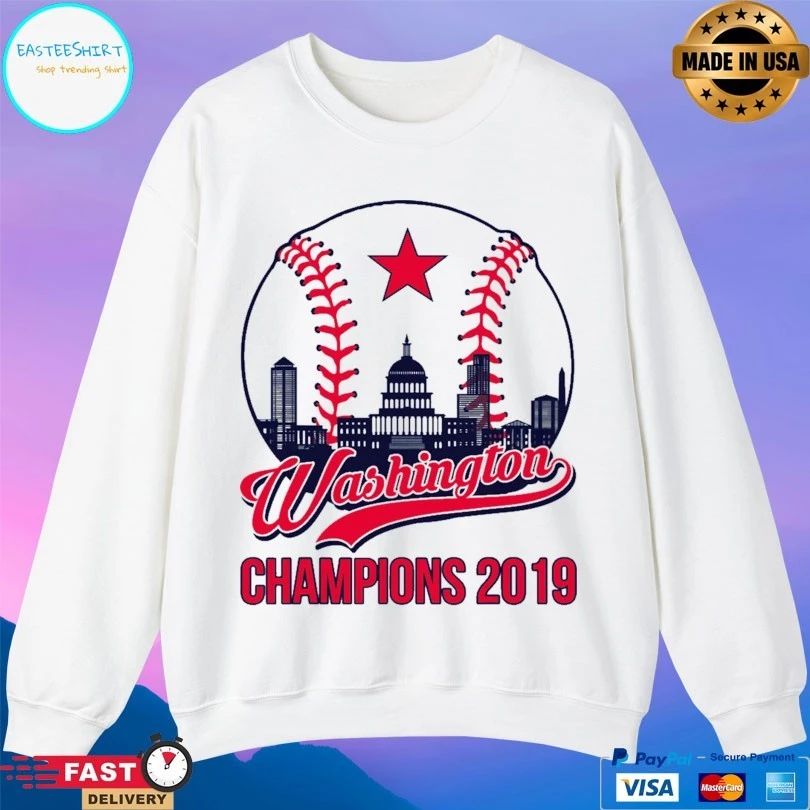 Washington Nationals Vintage Champions 2019 T-shirt