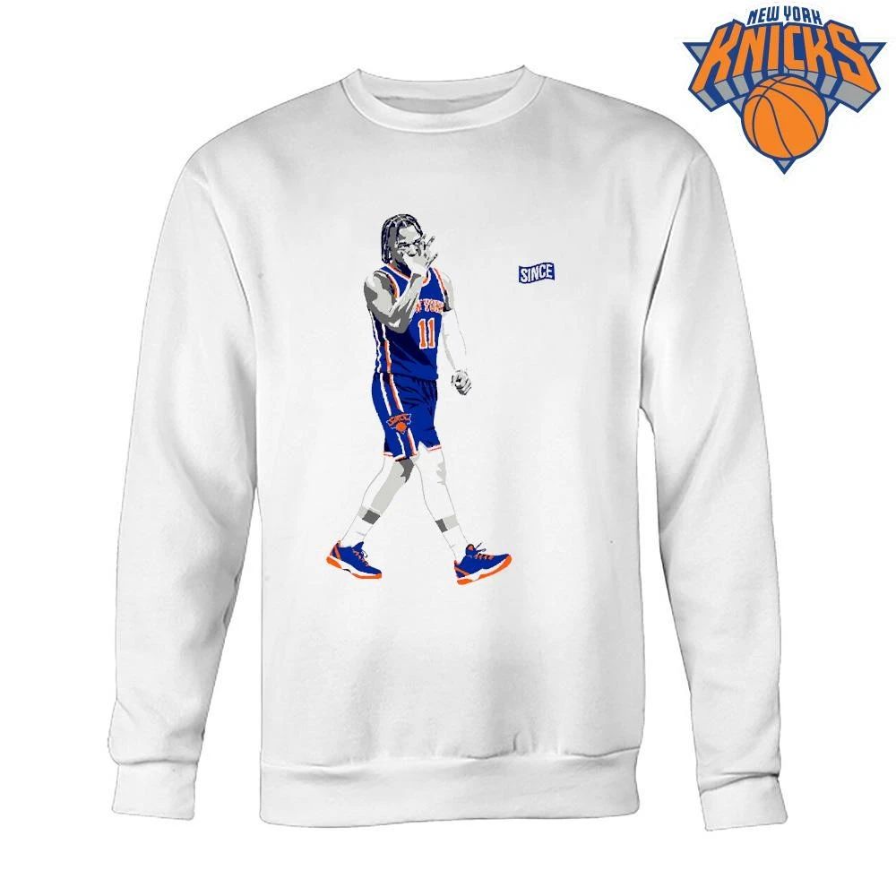 New York Knicks Champions NBA 2026 Jalen Brunson 11 Three Celebration Basketball Shirt
