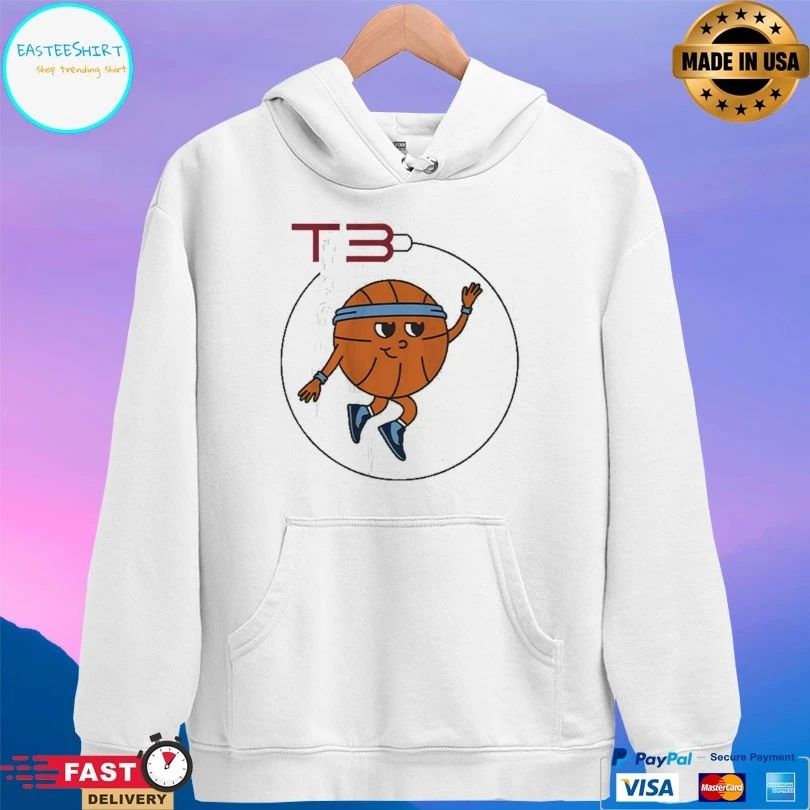 T3 Basketball Logo T-shirts