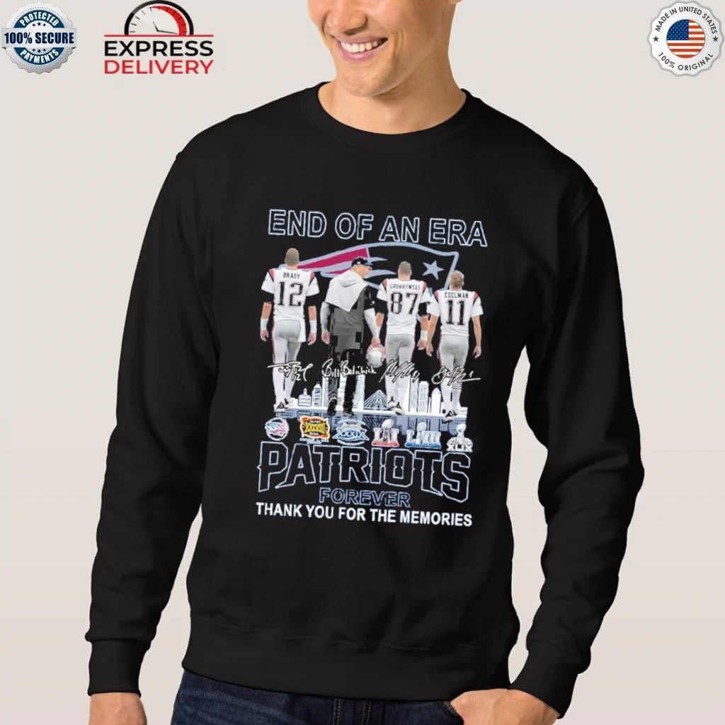 End Of An Era Patriots Forever Thank You For The Memories Shirt