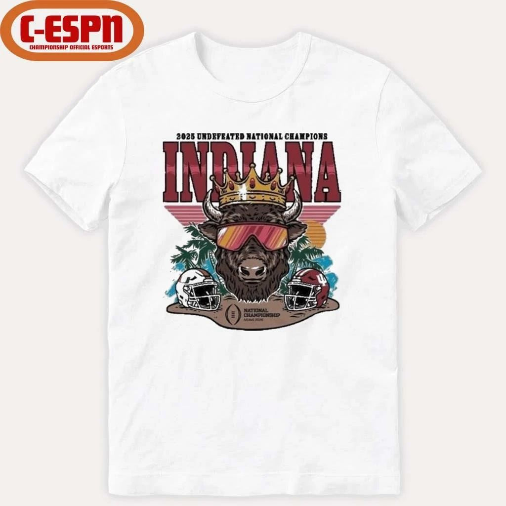 IU CFP National Champs Bison Crown Shirt