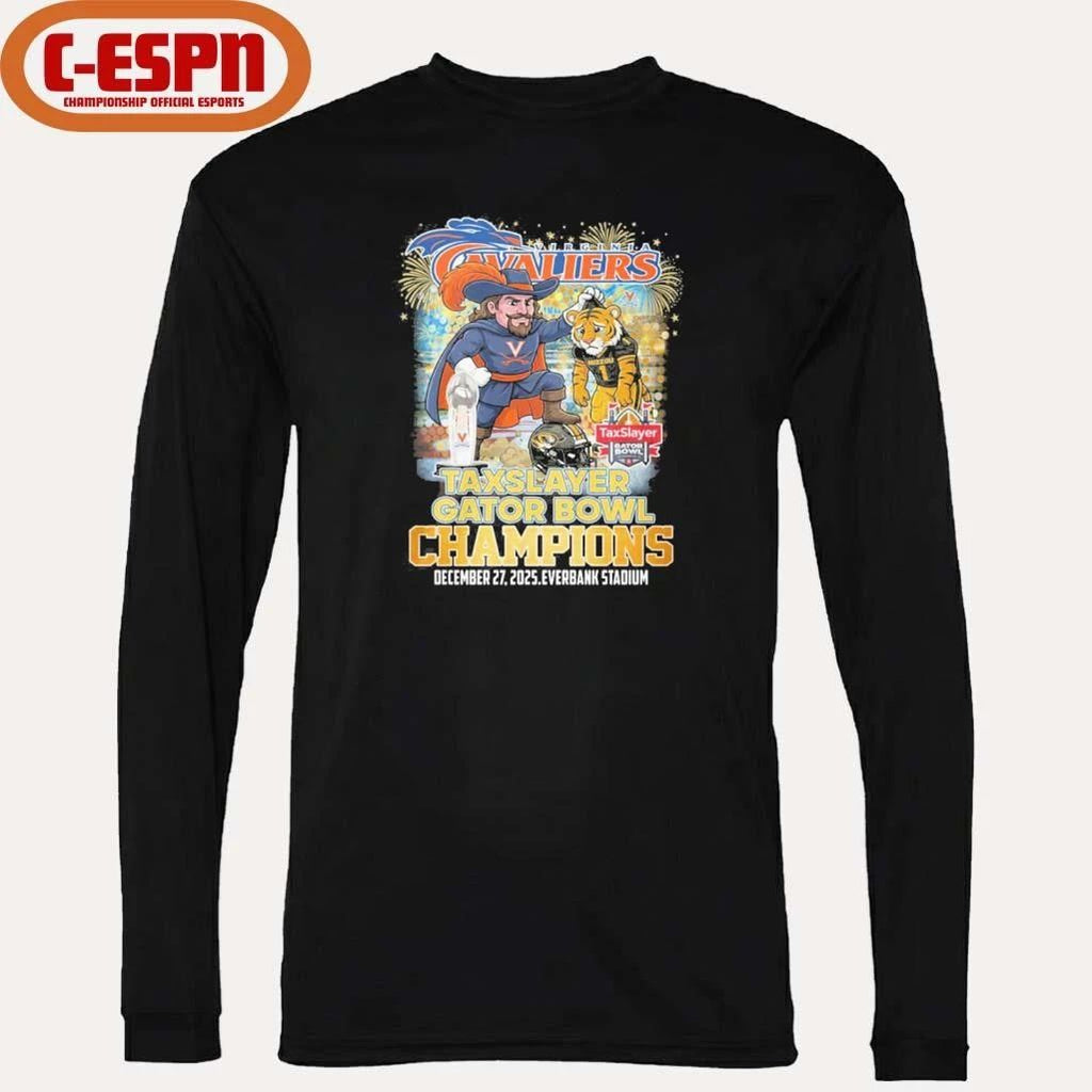 Virginia Cavaliers Mascot Gator Bowl Champions Shirt