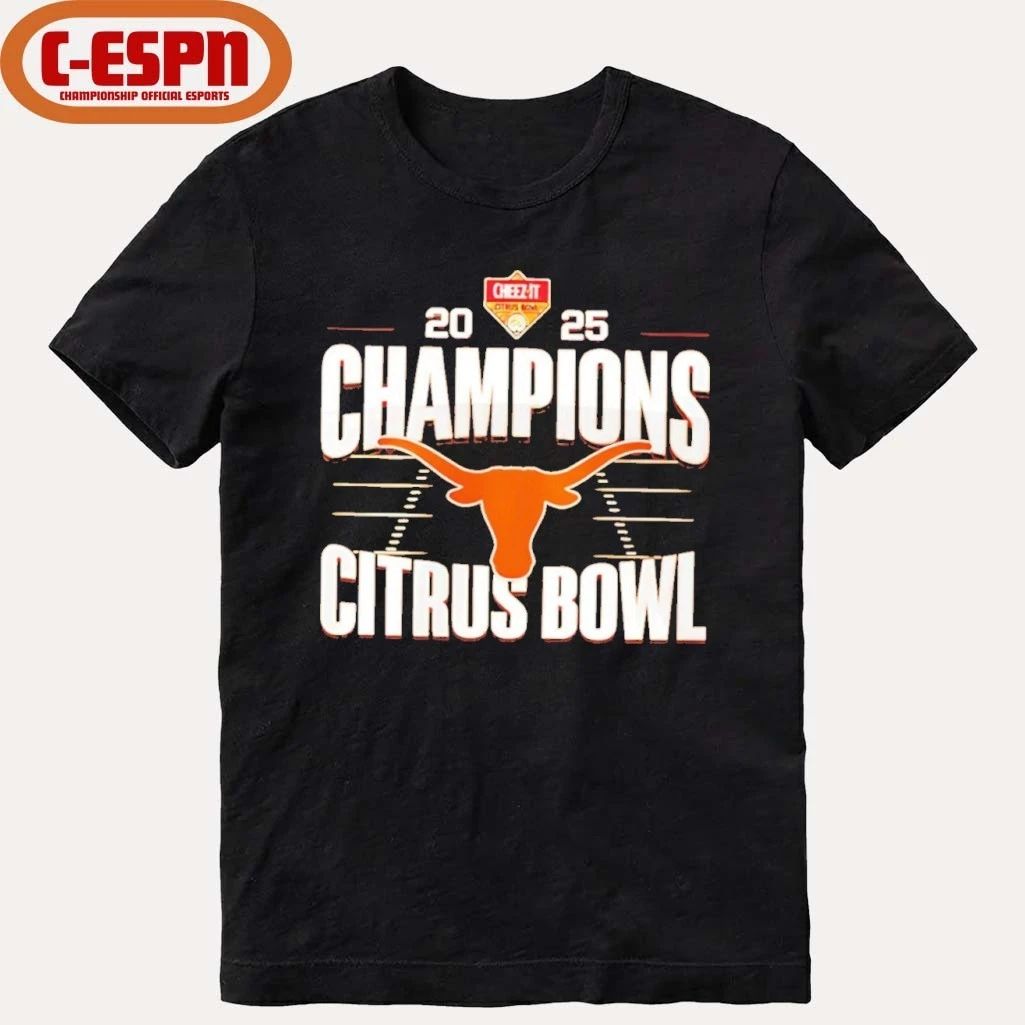 Texas Longhorns Citrus Bowl Champions 2025 logo shirt