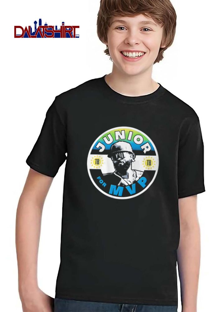 Junior For MVP Tb Halftone Baseball Player Sunglasses Cap Circle Badge shirt