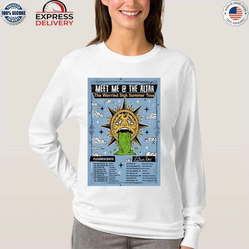 Meet Me @ The Altar The Worried Sick Summer Tour 2026 Shirt