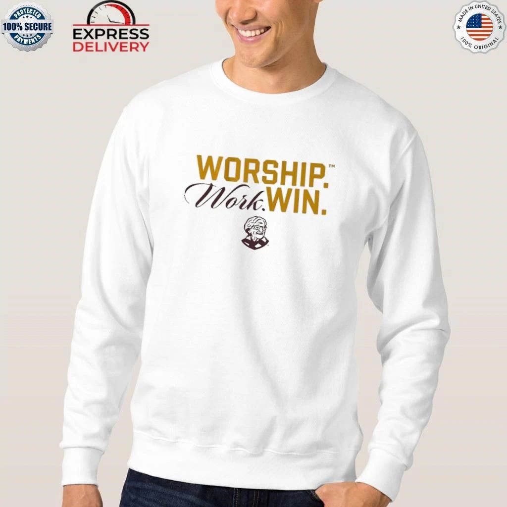 The Sister Jean Legacy Collection Worship Work Win Shirt