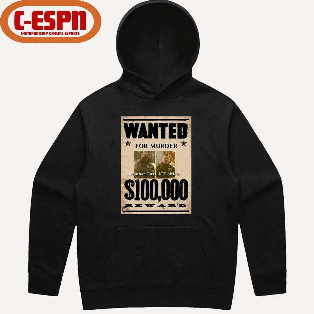 Wanted For Murder Jonathan Ross Ice Officer Shirt