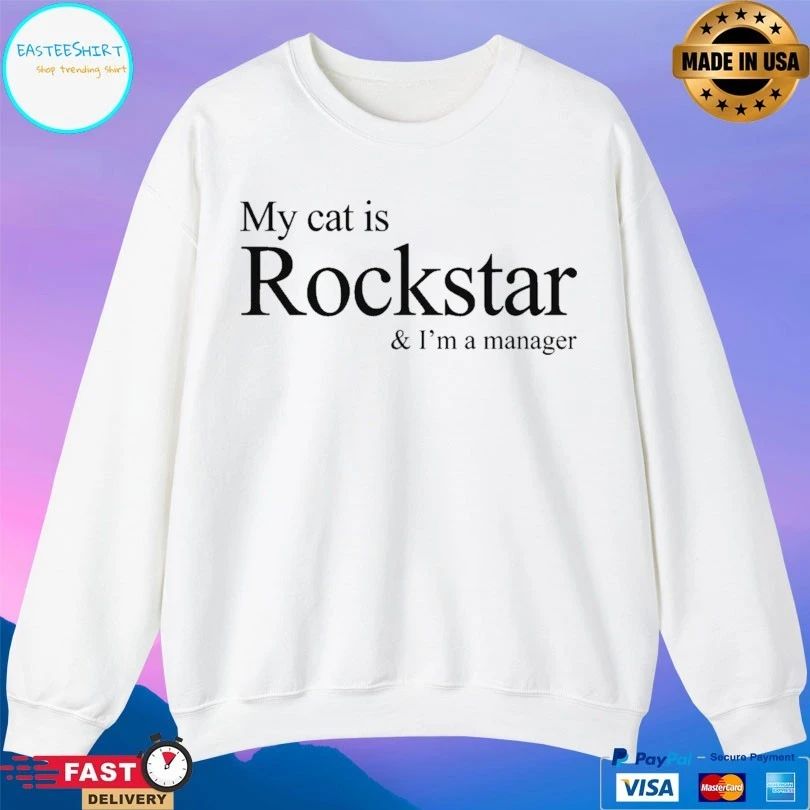 My Cat Is Rockstar And I’m A Manager Taehyung BTS T-shirt