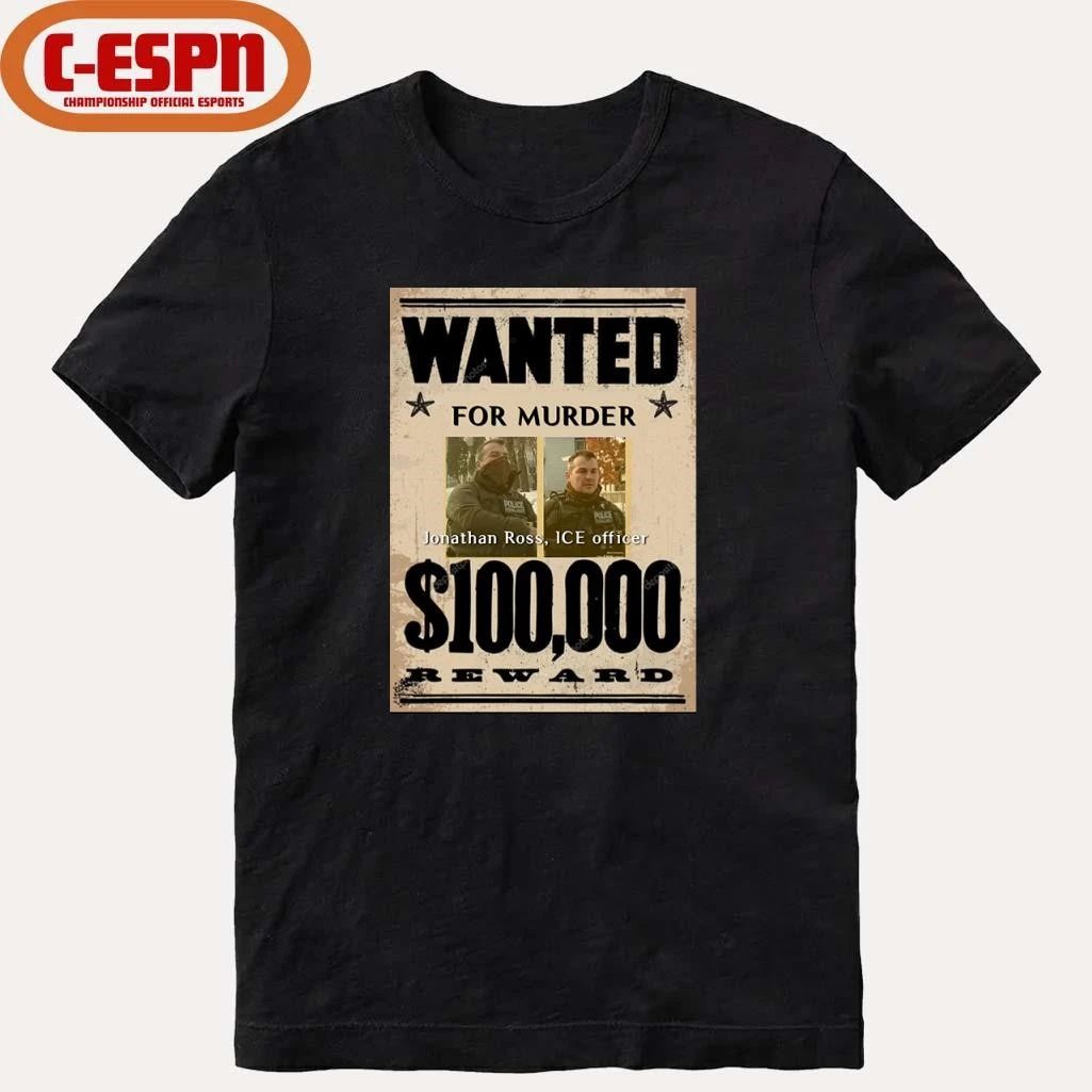 Wanted For Murder Jonathan Ross Ice Officer Shirt