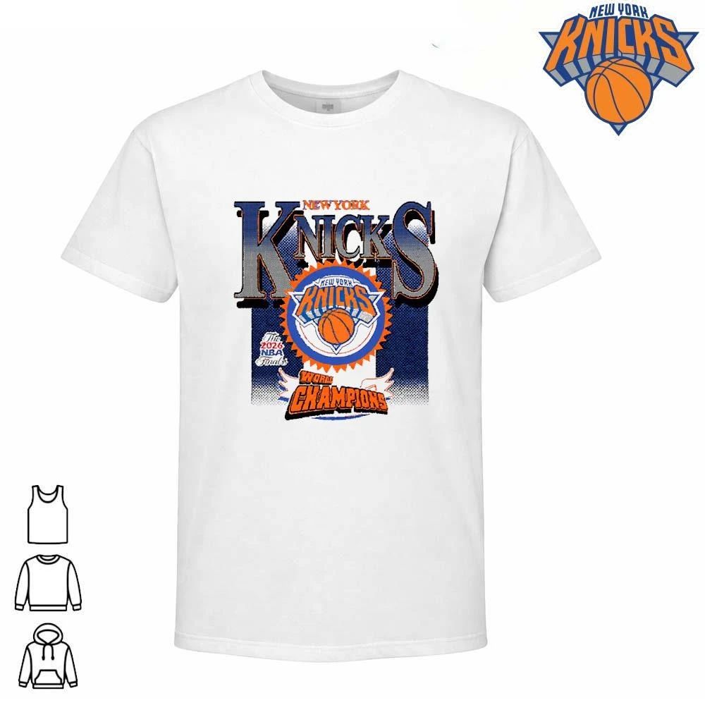 New York Knicks Champions NBA 2026 Spike Lee Seen World Champs Orange Glasses Shirt