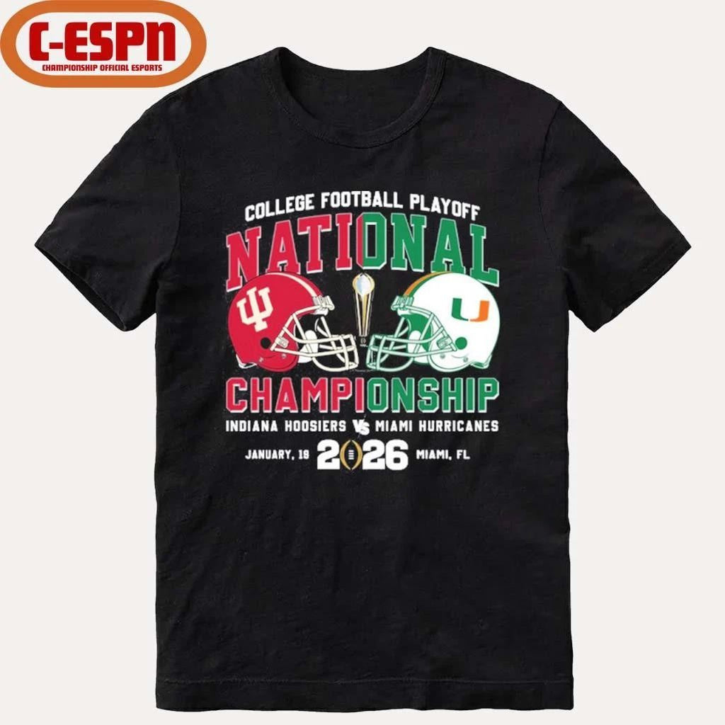Hoosiers vs Canes CFP Championship Bound Shirt