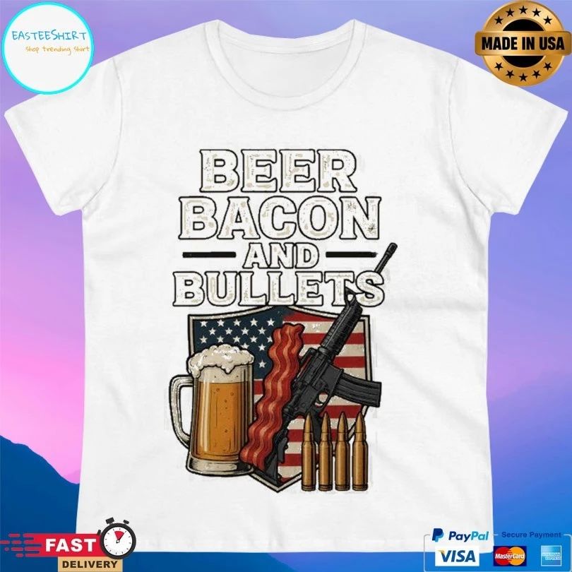 Beer Bacon And Bullets Classic T-shirt